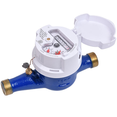 UPC Water Meter Multi Jet Cold Brass Copper CAN AMR Compatible Screwed Size 15mm UPC Water Meter Multi Jet Cold Brass Copper CAN AMR Compatible Screwed Size 15mm