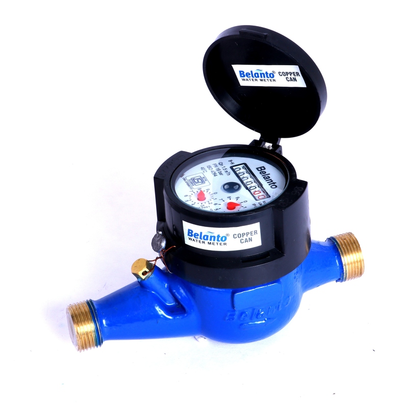 Belanto Water Meter Multi Jet Cold Brass Screwed